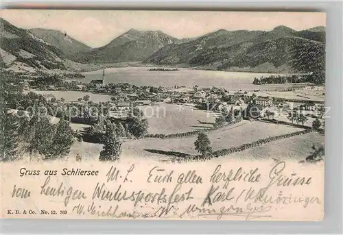 Schliersee Panorama Kat. Schliersee