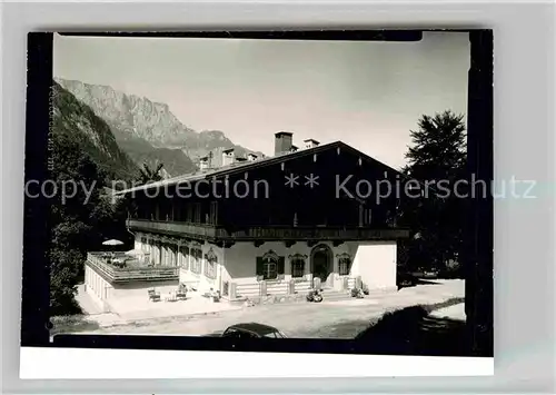 Berchtesgaden Haus Schellenberg Kat. Berchtesgaden