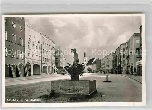 Muehldorf Inn Stadtplatz Brunnen Kat. Muehldorf a.Inn