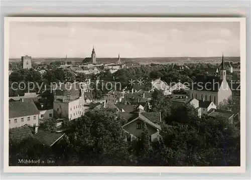 Muehldorf Inn Kirche Panorama Kat. Muehldorf a.Inn