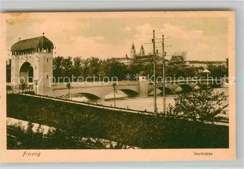 Freising Oberbayern Isarbruecke Kat. Freising