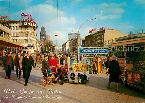 Berlin Kurfuerstendamm und Tauentzien Kat. Berlin