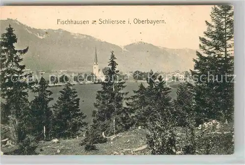 Fischhausen Schliersee Panorama  Kat. Schliersee