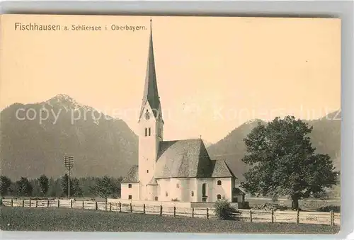 Fischhausen Schliersee Kirche Kat. Schliersee