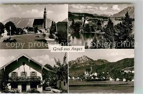 Anger Chiemgau Panorama Kirche See