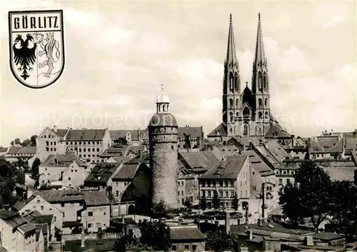 Goerlitz Sachsen Altstadt Peterskirche Nicolaiturm  Kat. Goerlitz