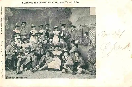 Schliersee Bauern Theater Ensemble Kat. Schliersee