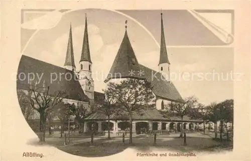 Altoetting Pfarrkirche und Gnadenkapelle Kat. Altoetting