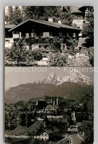 Berchtesgaden Haus Buettner Watzmann Kat. Berchtesgaden