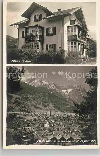 Garmisch Partenkirchen Zugspitze Haus Kriner Kat. Garmisch Partenkirchen
