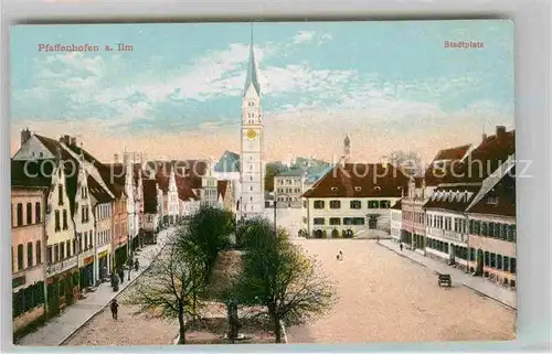 Pfaffenhofen Ilm Stadtplatz Kat. Pfaffenhofen a.d.Ilm