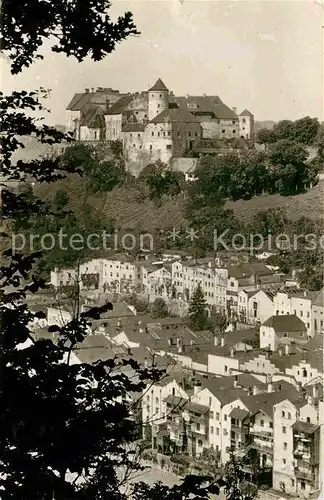 Burghausen Salzach mit Burg Kat. Burghausen