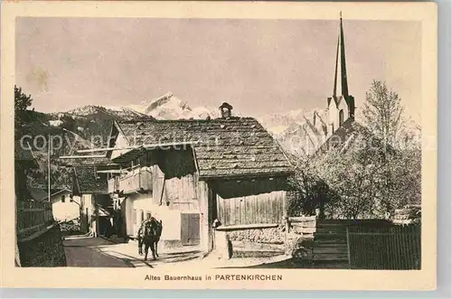 Partenkirchen Altes Bauernhaus Kat. Garmisch Partenkirchen
