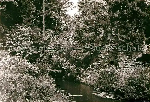 Woerlitz Kettenbruecke im Park Kat. Woerlitz