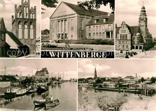 Wittenberge Prignitz Kulturhaus Hafen Steintor Kat. Wittenberge