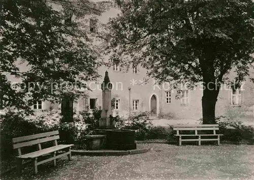 Wittenberg Lutherstadt Reformationsgeschichtliches Museum Hof der Lutherhalle Kat. Wittenberg