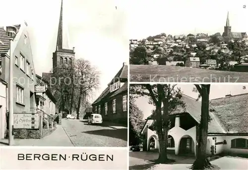 Bergen Ruegen HO Rugard Gaststaette Kat. Bergen