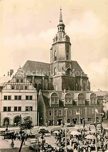 Naumburg Saale Markt Wenzelskirche  Kat. Naumburg