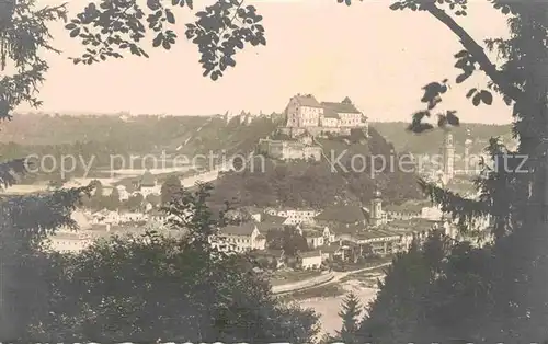 Burghausen Salzach mit Burg Kat. Burghausen