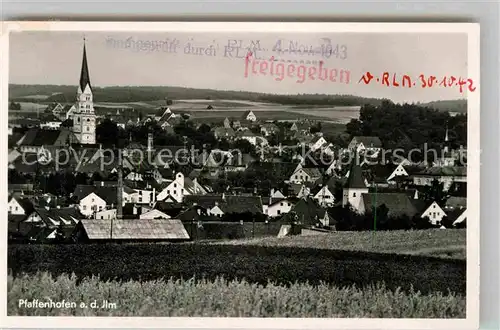 Pfaffenhofen Ilm Kirche Panorama Kat. Pfaffenhofen a.d.Ilm