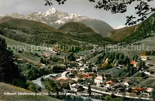 Schellenberg Berchtesgaden Teilansicht mit Kehlstein Kat. Berchtesgaden