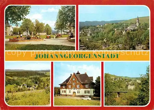 Johanngeorgenstadt Platz des Bergmanns Unterjugel Jugendherberge Ernst Schneller Kat. Johanngeorgenstadt