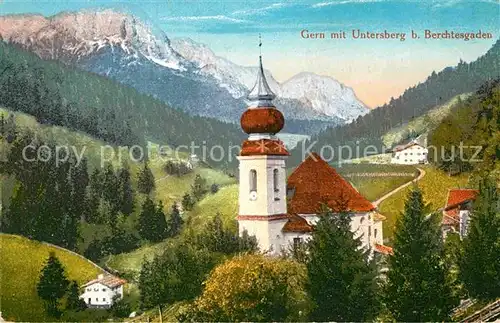 Berchtesgaden Gern mit Untersberg Kat. Berchtesgaden