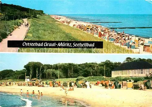 Graal Mueritz Ostseebad Strand Promenade Seeheilbad Kat. Seeheilbad Graal Mueritz