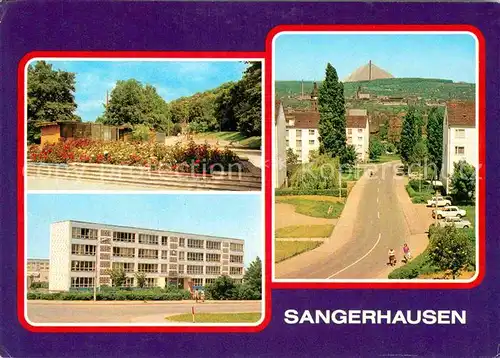 Sangerhausen Suedharz Walkmuehle Polytechnische Oberschule Juri Gagarin Suedsiedlung Leninstrasse Kat. Sangerhausen