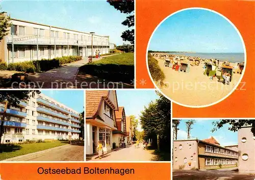 Boltenhagen Ostseebad FDGB Urlauberdorf Strand FDGB Erholungsheim Promenade Blindenkurheim Kat. Ostseebad Boltenhagen