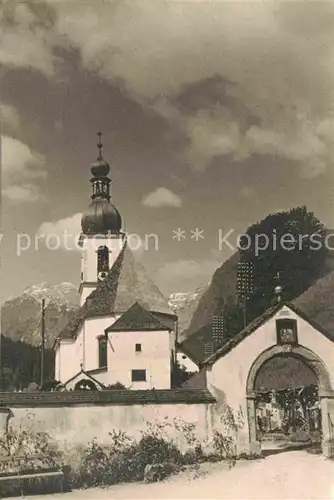 Ramsau Berchtesgaden Kirche Kat. Ramsau b.Berchtesgaden