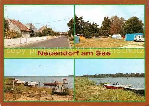 Neuendorf See Dorfstrasse Campingplatz Neuendorfer See Kat. Unterspreewald