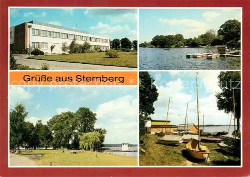 Sternberg Mecklenburg Kreiskulturhaus Lockower See Freibad Bootshaeuser Kat. Sternberg Mecklenburg