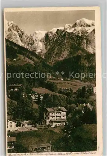 Berchtesgaden Hotel Erika Hoher Goell Hohes Brett Kat. Berchtesgaden