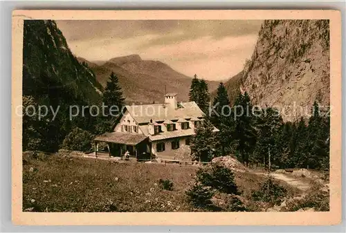 Wimbachtal Jagdschloessl Kat. Berchtesgaden