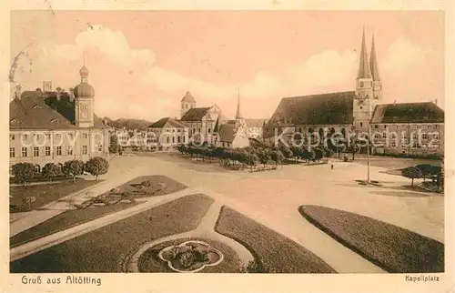 Altoetting Kapellplatz mi Kirchen Kat. Altoetting