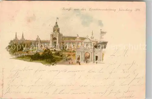 Nuernberg Landesausstellung 1896 Kat. Nuernberg