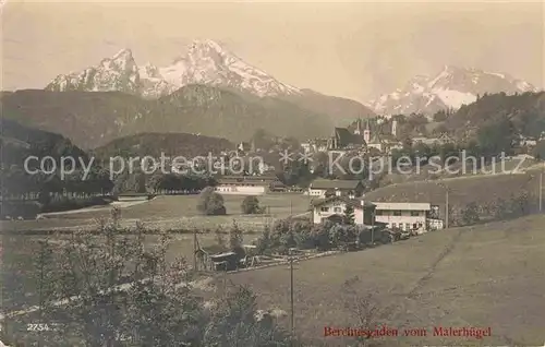 Berchtesgaden Blick vom Malerhuegel Kat. Berchtesgaden