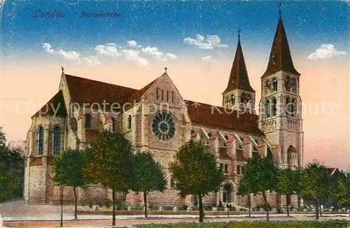 Landau Pfalz Marienkirche Kat. Landau in der Pfalz