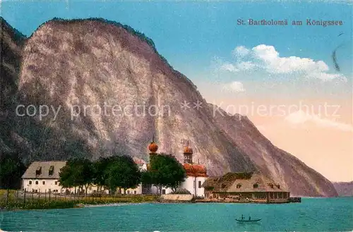 St Bartholomae Teilansicht  Kat. Schoenau a.Koenigssee