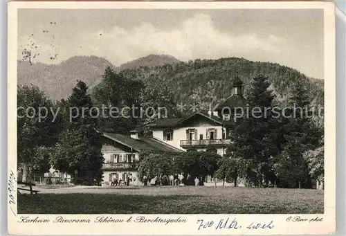 Schoenau Berchtesgaden Kurheim  Kat. Berchtesgaden