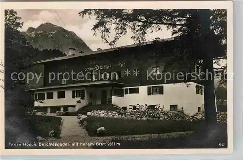 Berchtesgaden Ferienhospiz Hohes Brett Kat. Berchtesgaden