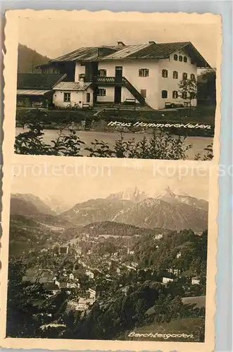 Berchtesgaden Haus Hammererlehen Panorama Kat. Berchtesgaden