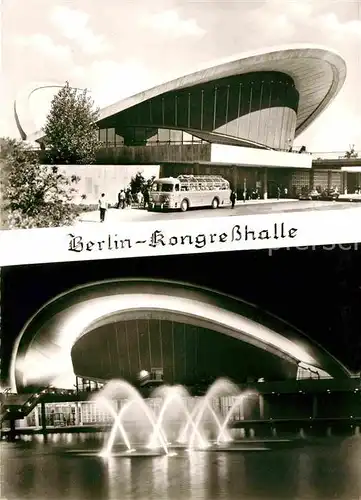 Berlin Kongresshalle Autobus  Kat. Berlin