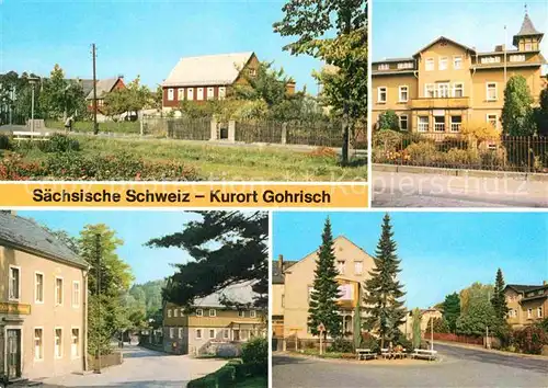 Gohrisch Dorfplatz Kurheim FDGB Heim Erholung Teilansicht Kat. Gohrisch