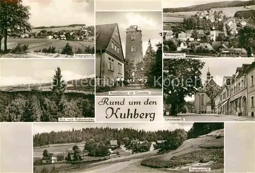 Schoenheide Erzgebirge Vogelsgruen Wernesgruen Stuetzengruen Kat. Schoenheide Erzgebirge