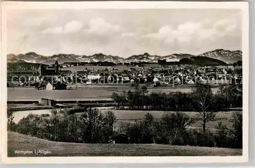 Kempten Allgaeu Stadtansicht Panorama Kat. Kempten (Allgaeu)