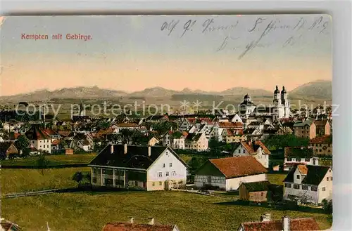 Kempten Allgaeu Sankt Lorenz Panorama Kat. Kempten (Allgaeu)