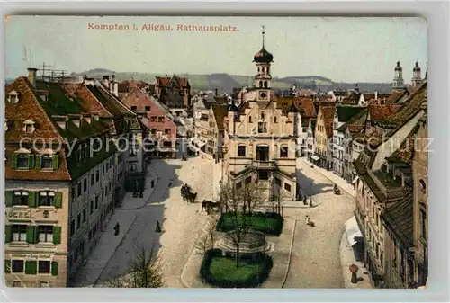Kempten Allgaeu Rathausplatz Kat. Kempten (Allgaeu)