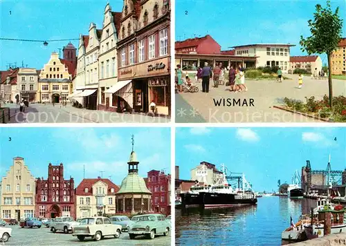 Wismar Mecklenburg Kraemerstrasse Wendorf Kaufhof Markt Hafen